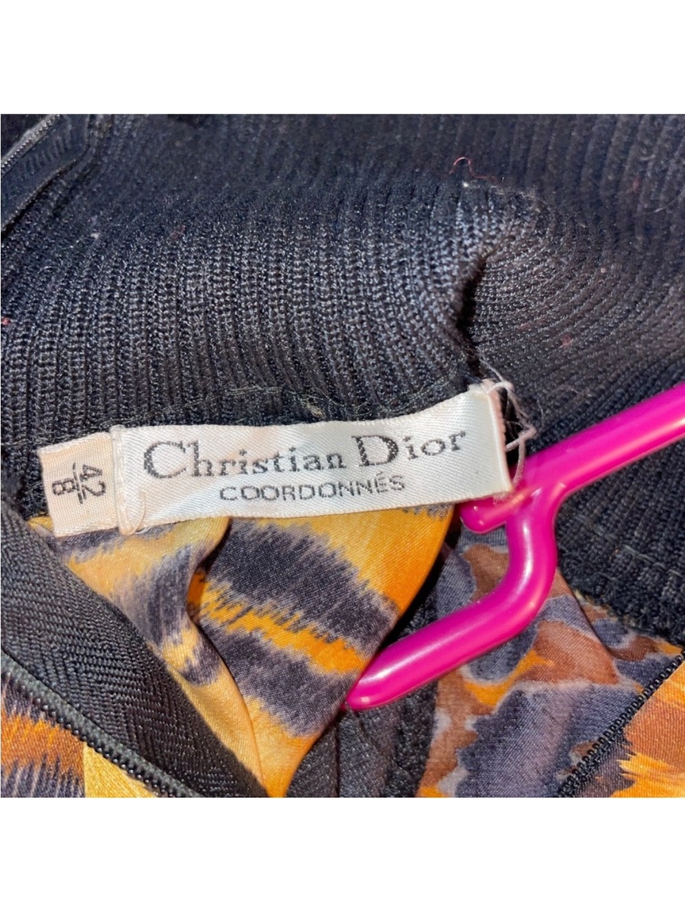 Dior Multicolor Animal Print Silk Blouse - Picture 4 of 6